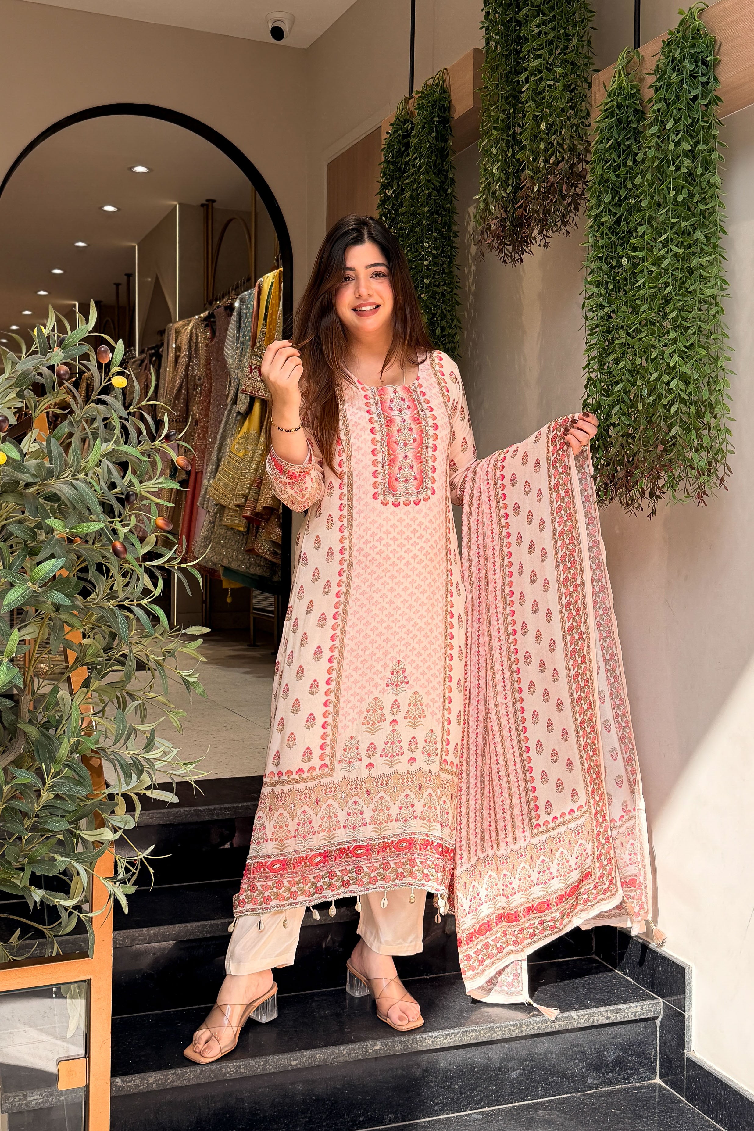 Himadri Embroidered Printed Suit Set