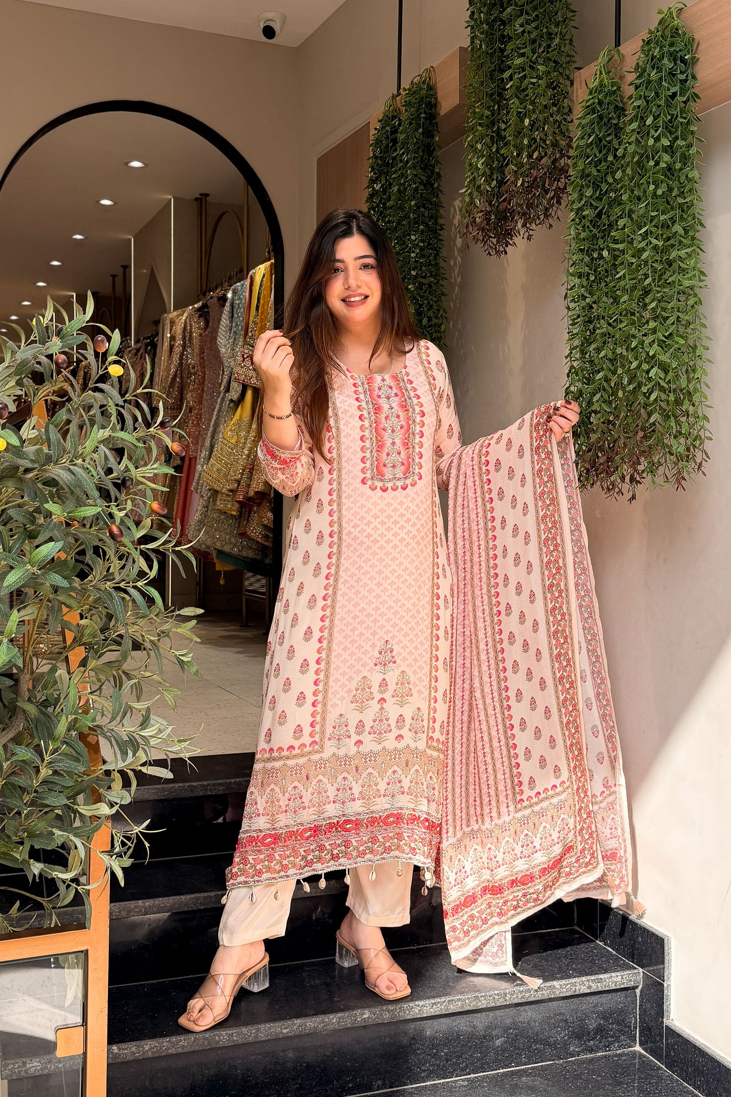 Himadri Embroidered Printed Suit Set