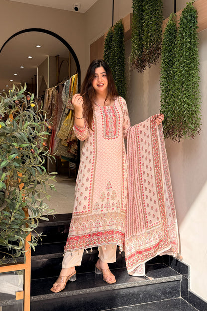 Himadri Embroidered Printed Suit Set