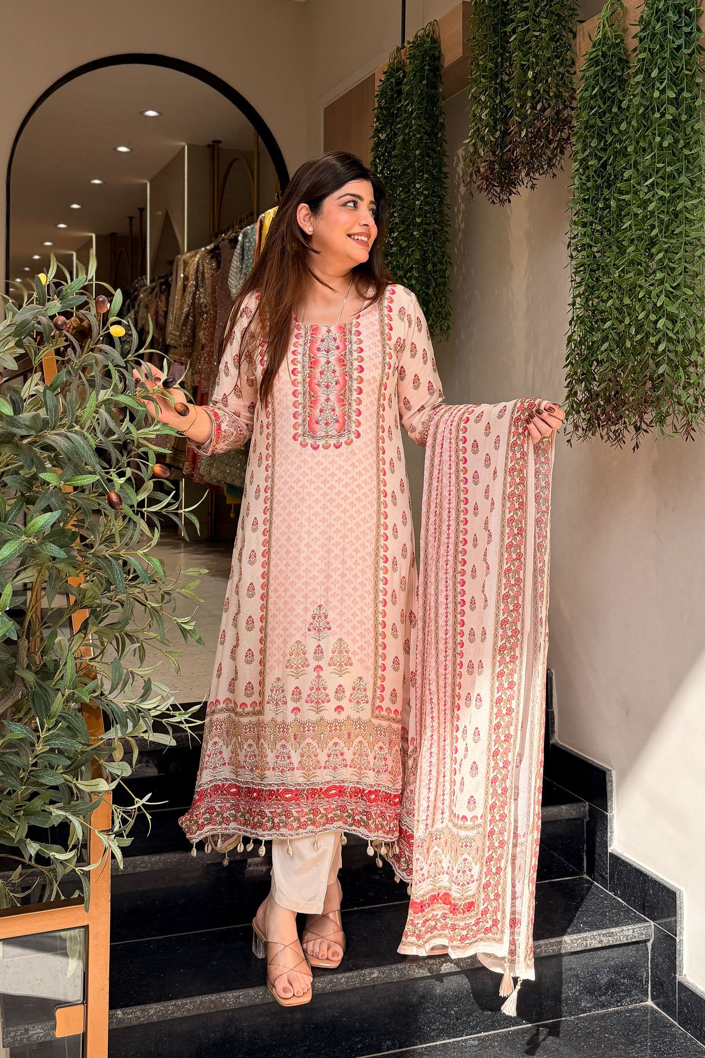 Himadri Embroidered Printed Suit Set