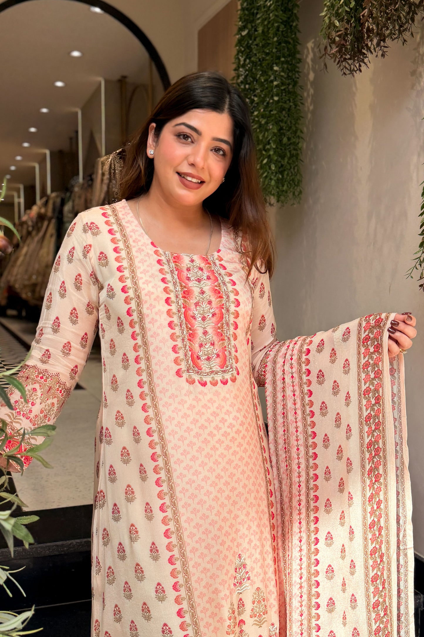 Himadri Embroidered Printed Suit Set