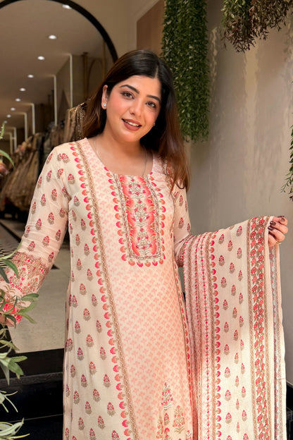 Himadri Embroidered Printed Suit Set