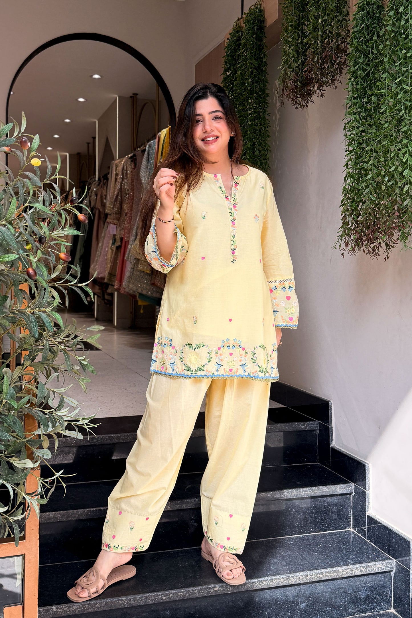 Sharvari Thread Work Co ord Set