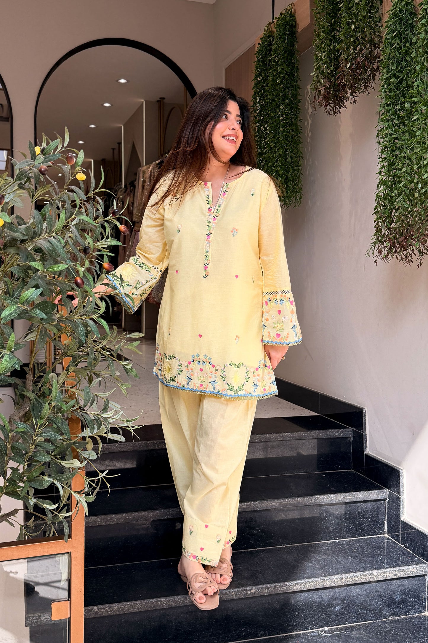 Sharvari Thread Work Co ord Set