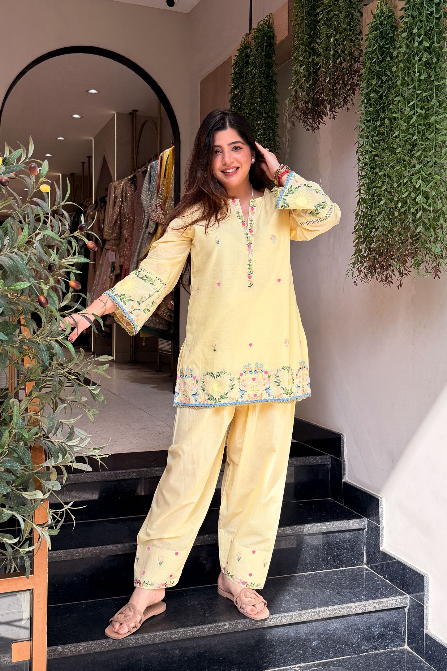 Sharvari Thread Work Co ord Set