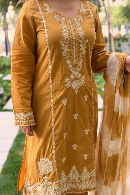 Nargis Thread Work Suit Set
