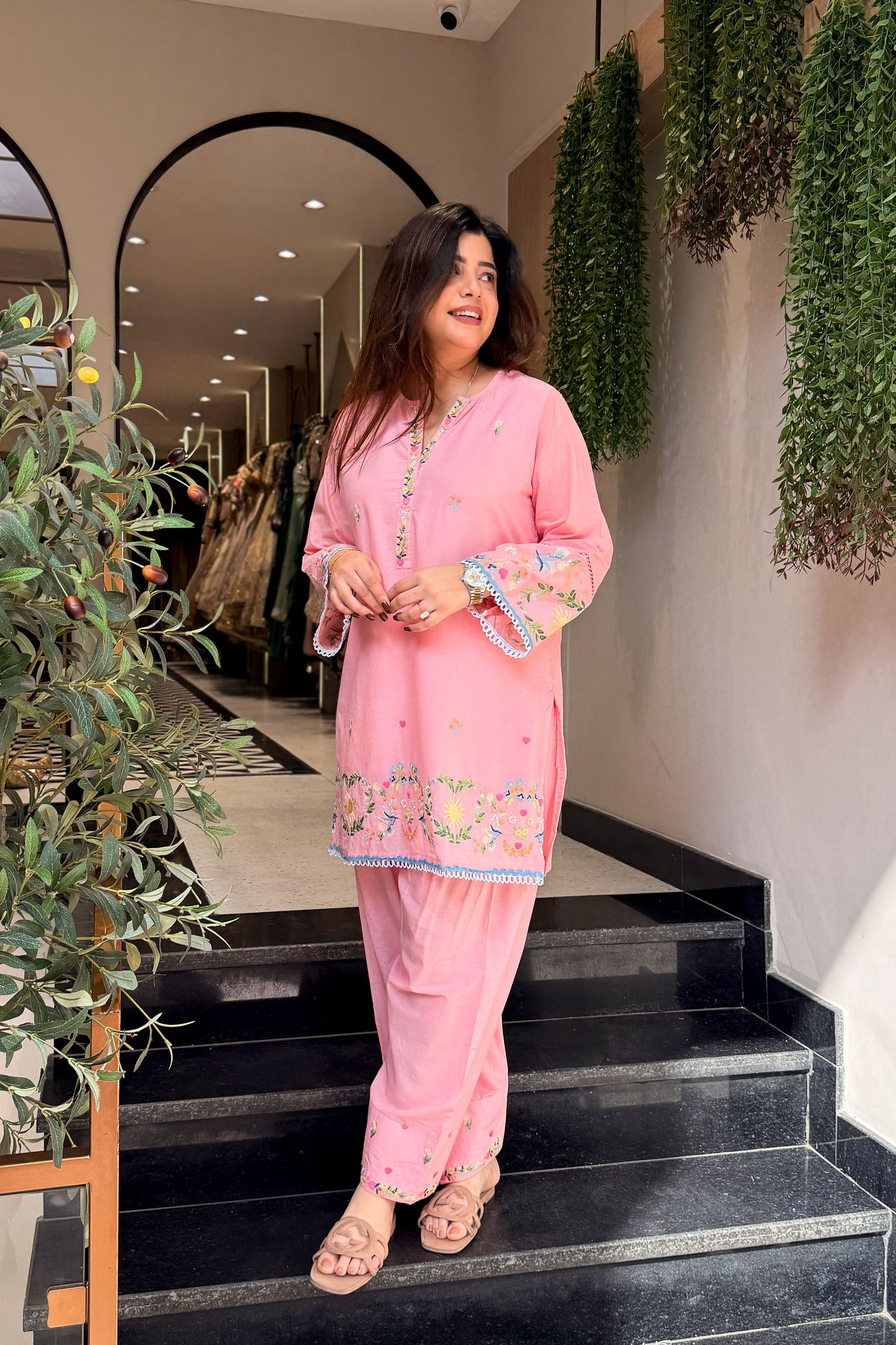 Sharvari Thread Work Co ord Set