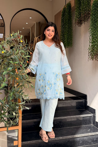 Kainaat Floral Embroidered Co ord Set