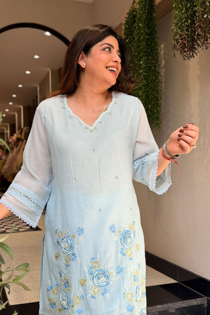 Kainaat Floral Embroidered Co ord Set