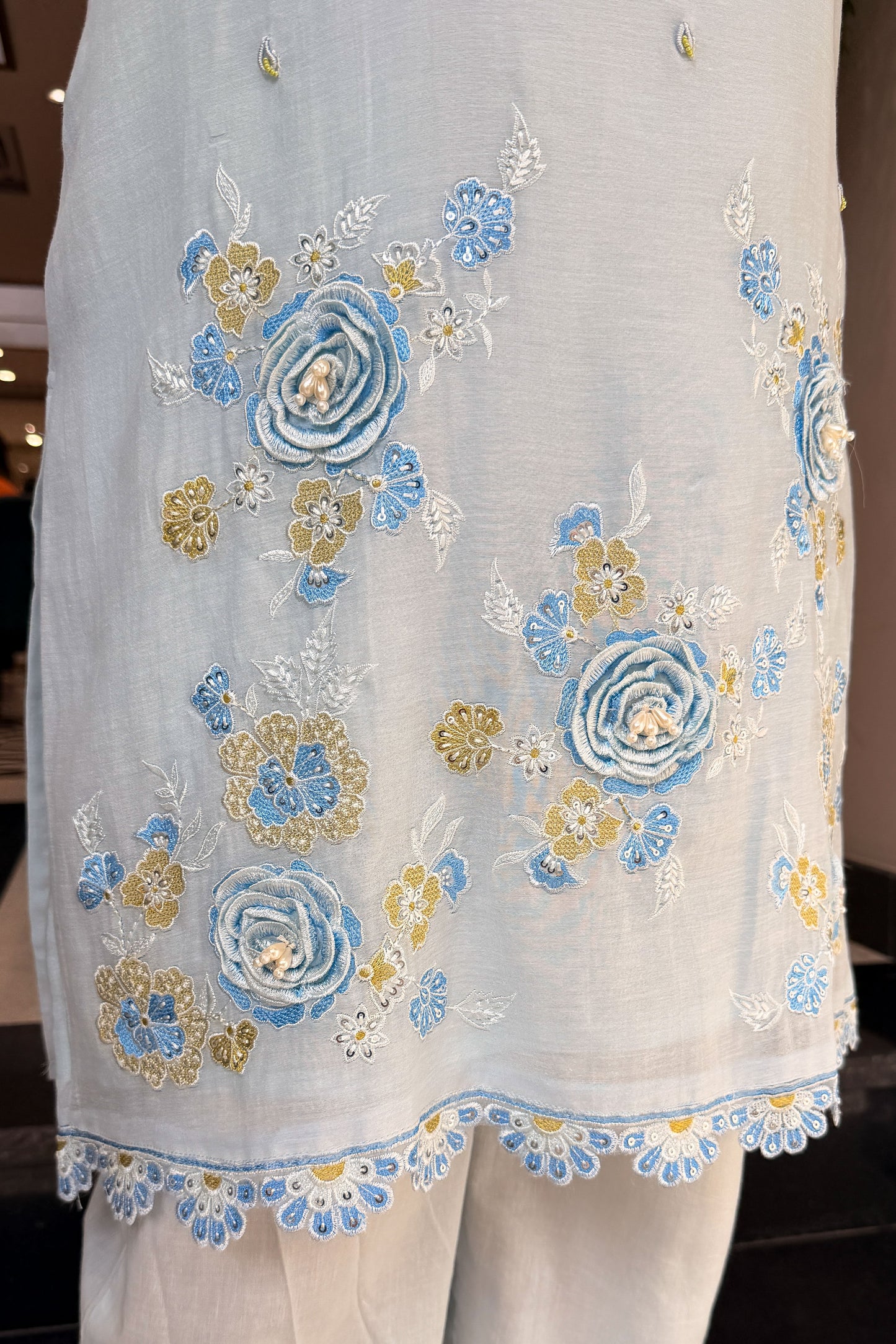 Kainaat Floral Embroidered Co ord Set