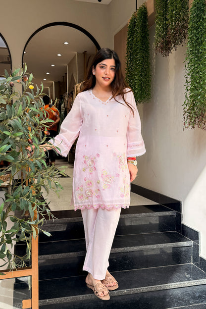 Kainaat Floral Embroidered Co ord Set
