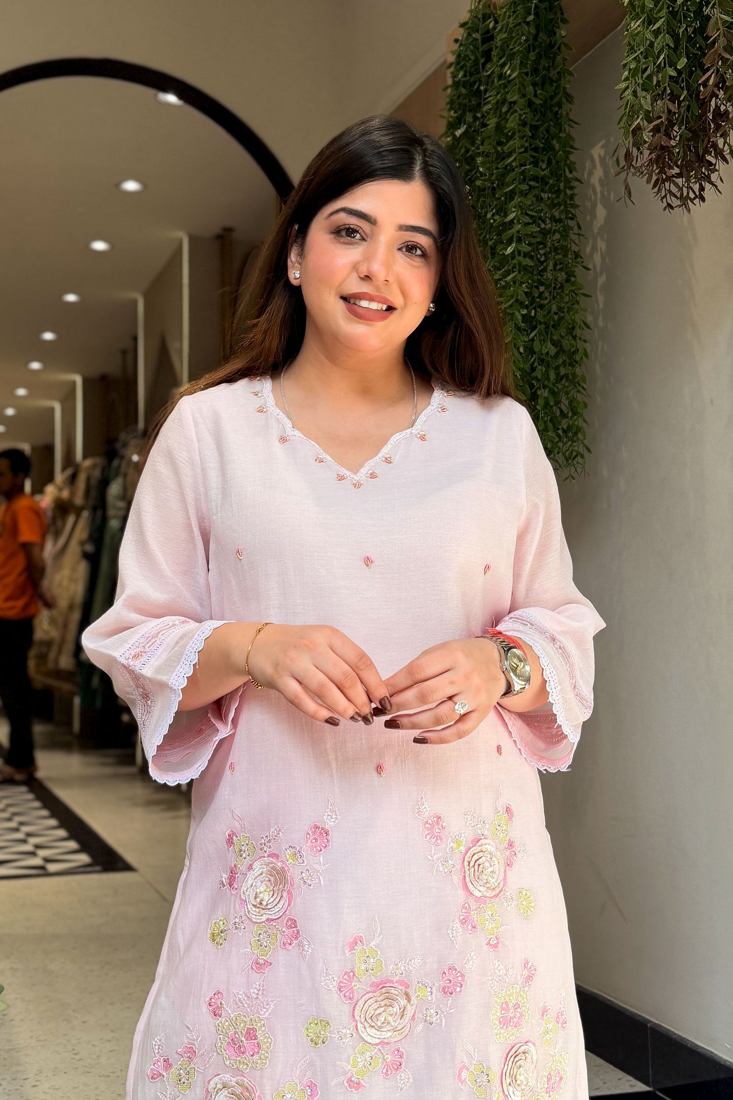 Kainaat Floral Embroidered Co ord Set