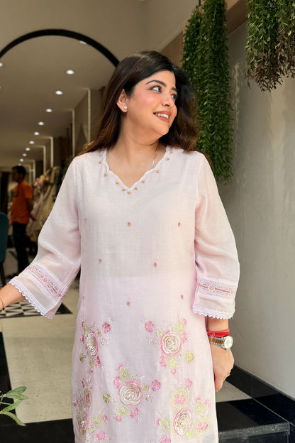 Kainaat Floral Embroidered Co ord Set