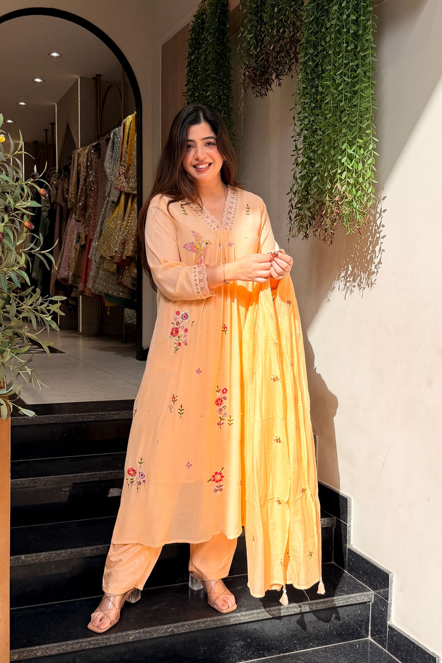Aafreen Embroidered Suit Set
