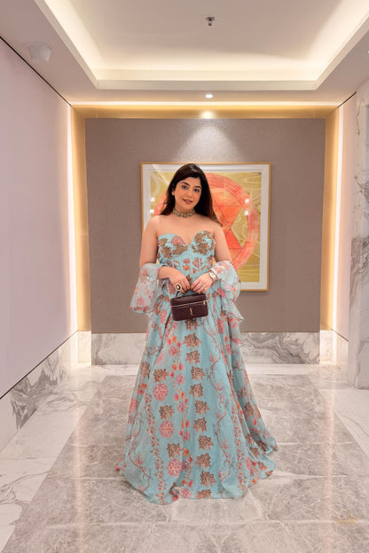 Alaya Floral Embroidered Lehenga