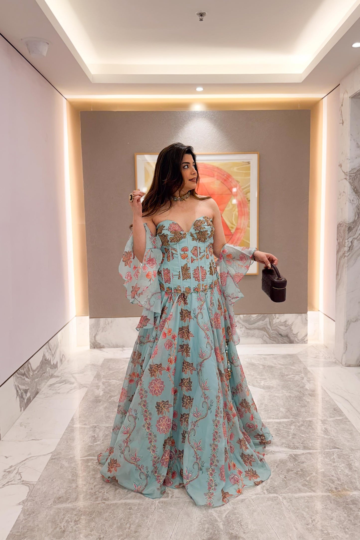 Alaya Floral Embroidered Lehenga