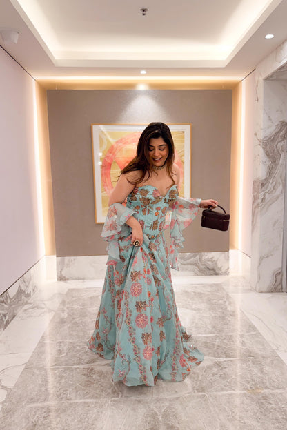 Alaya Floral Embroidered Lehenga