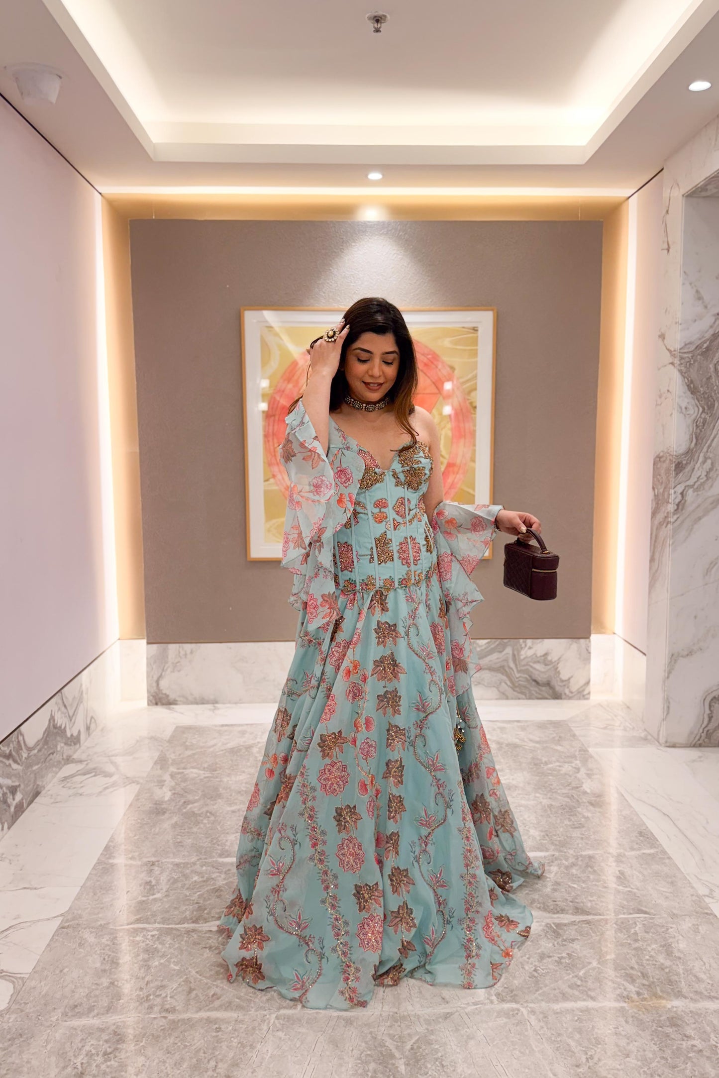 Alaya Floral Embroidered Lehenga