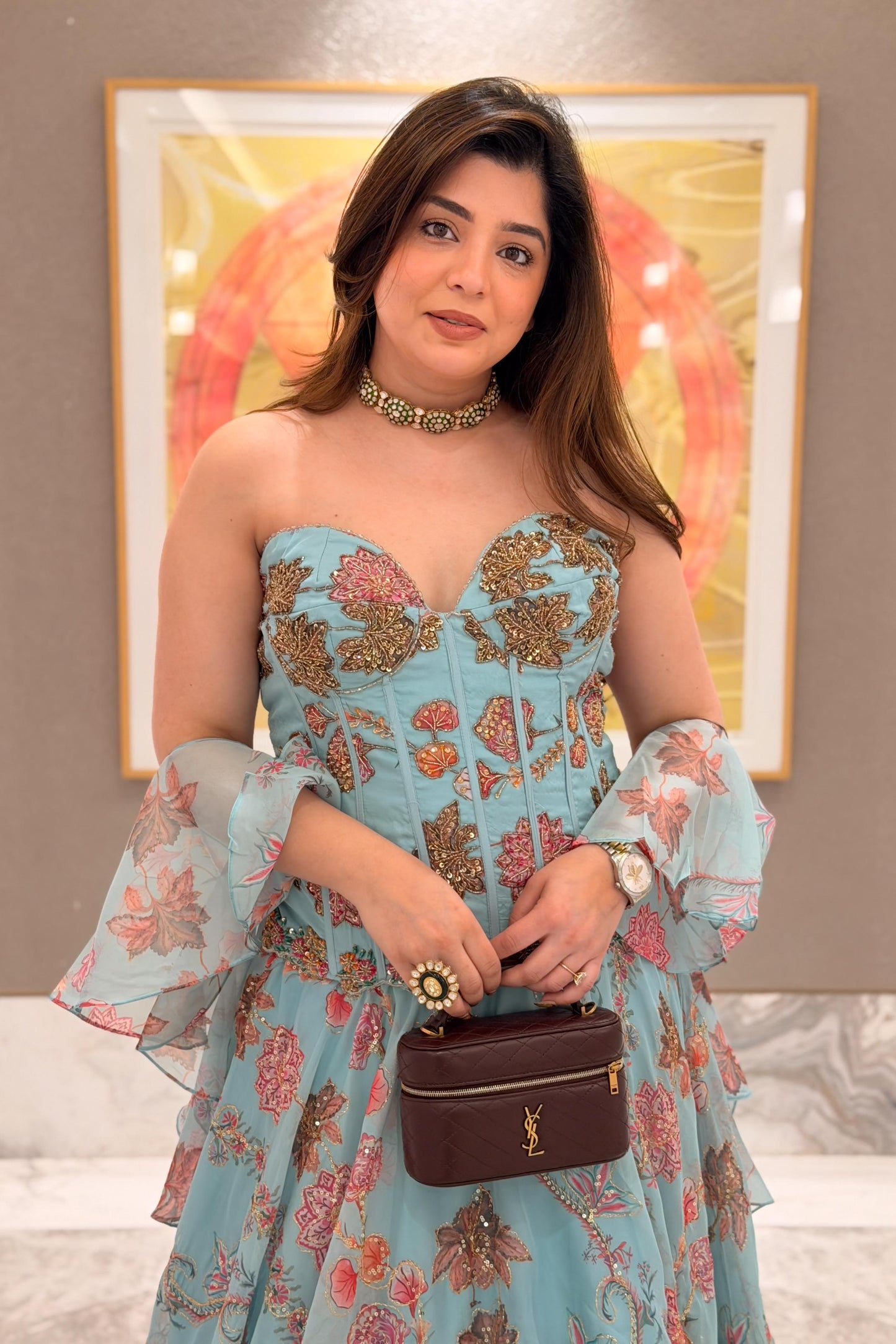 Alaya Floral Embroidered Lehenga