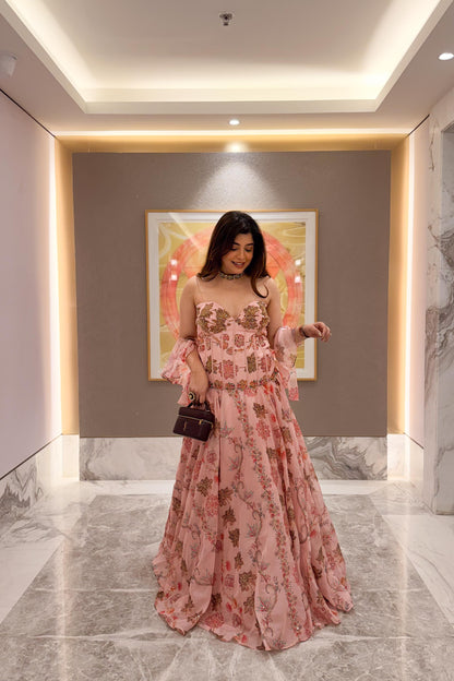 Alaya Floral Embroidered Lehenga