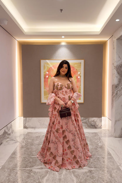 Alaya Floral Embroidered Lehenga