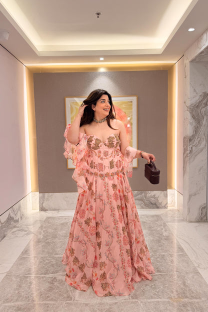 Alaya Floral Embroidered Lehenga