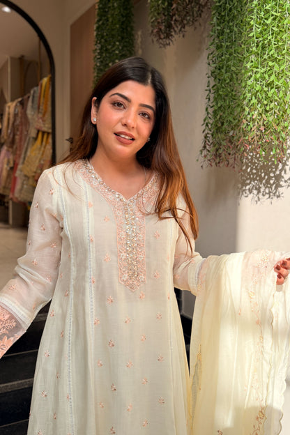 Ridhvi Embroidered Anarkali Suit Set
