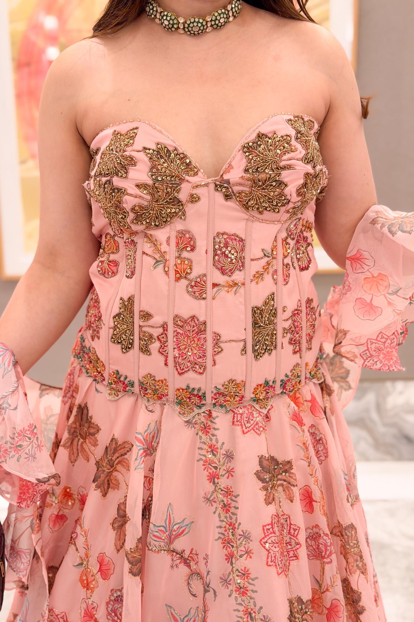 Alaya Floral Embroidered Lehenga