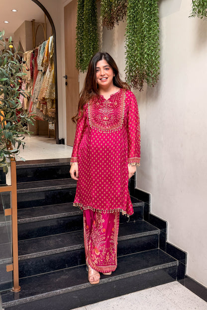 Divyani Printed Embroidered Co ord Set