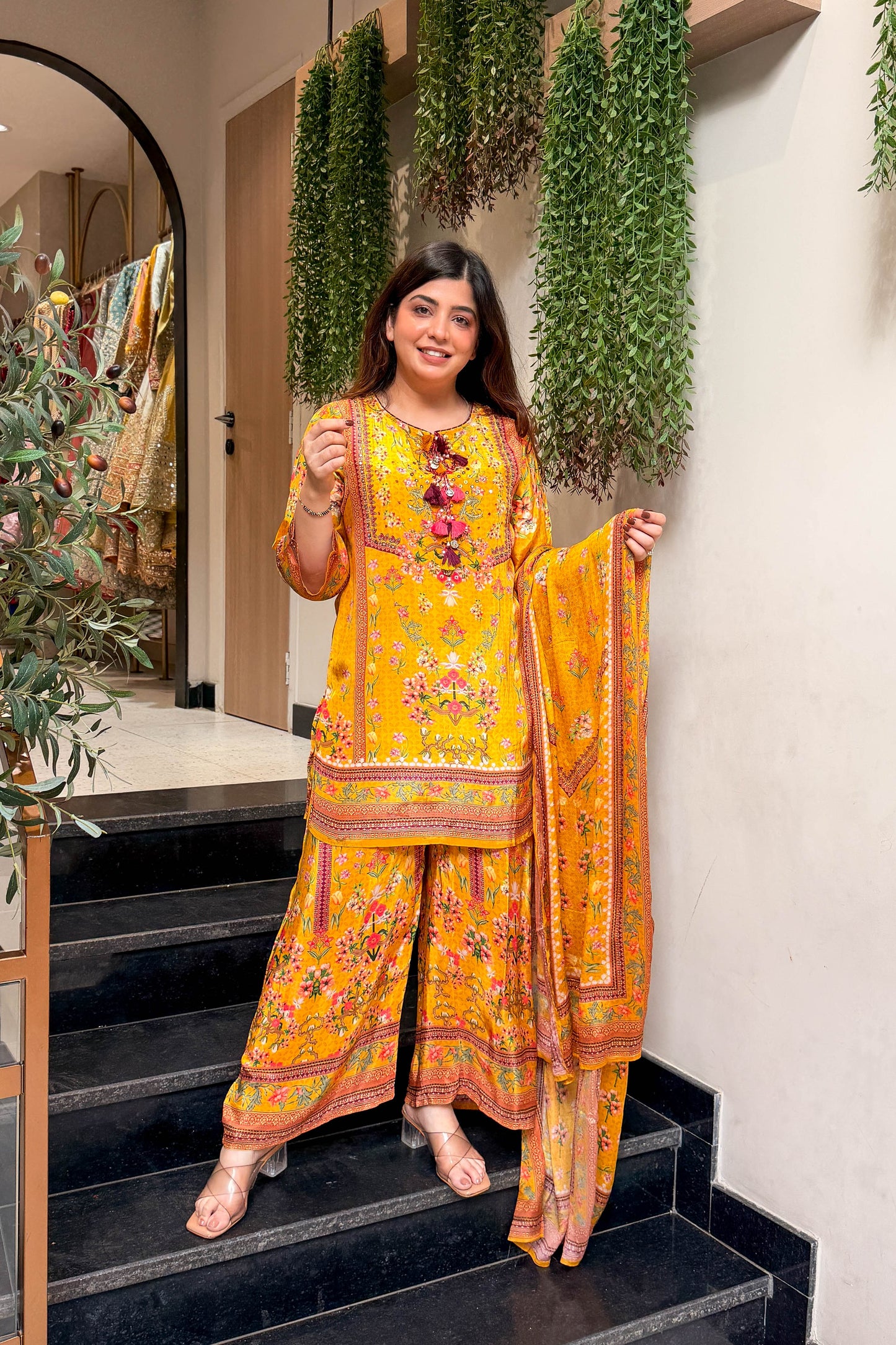 Swarika Embroidered Printed Suit Set