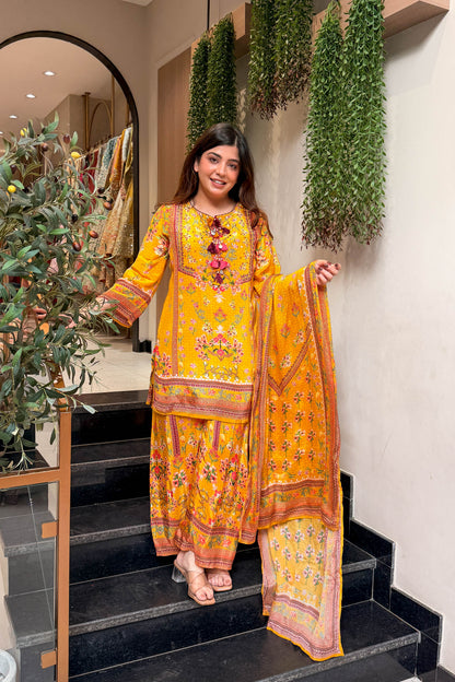 Swarika Embroidered Printed Suit Set