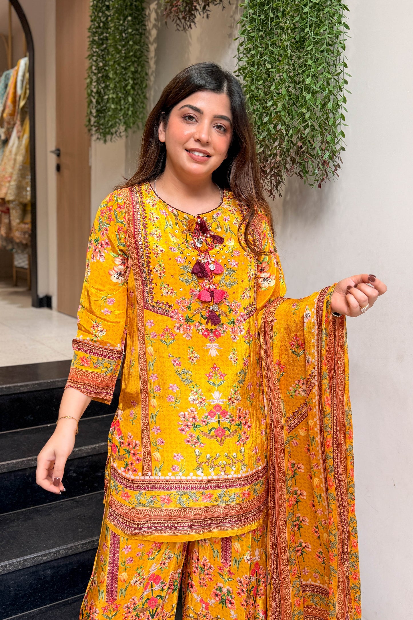 Swarika Embroidered Printed Suit Set