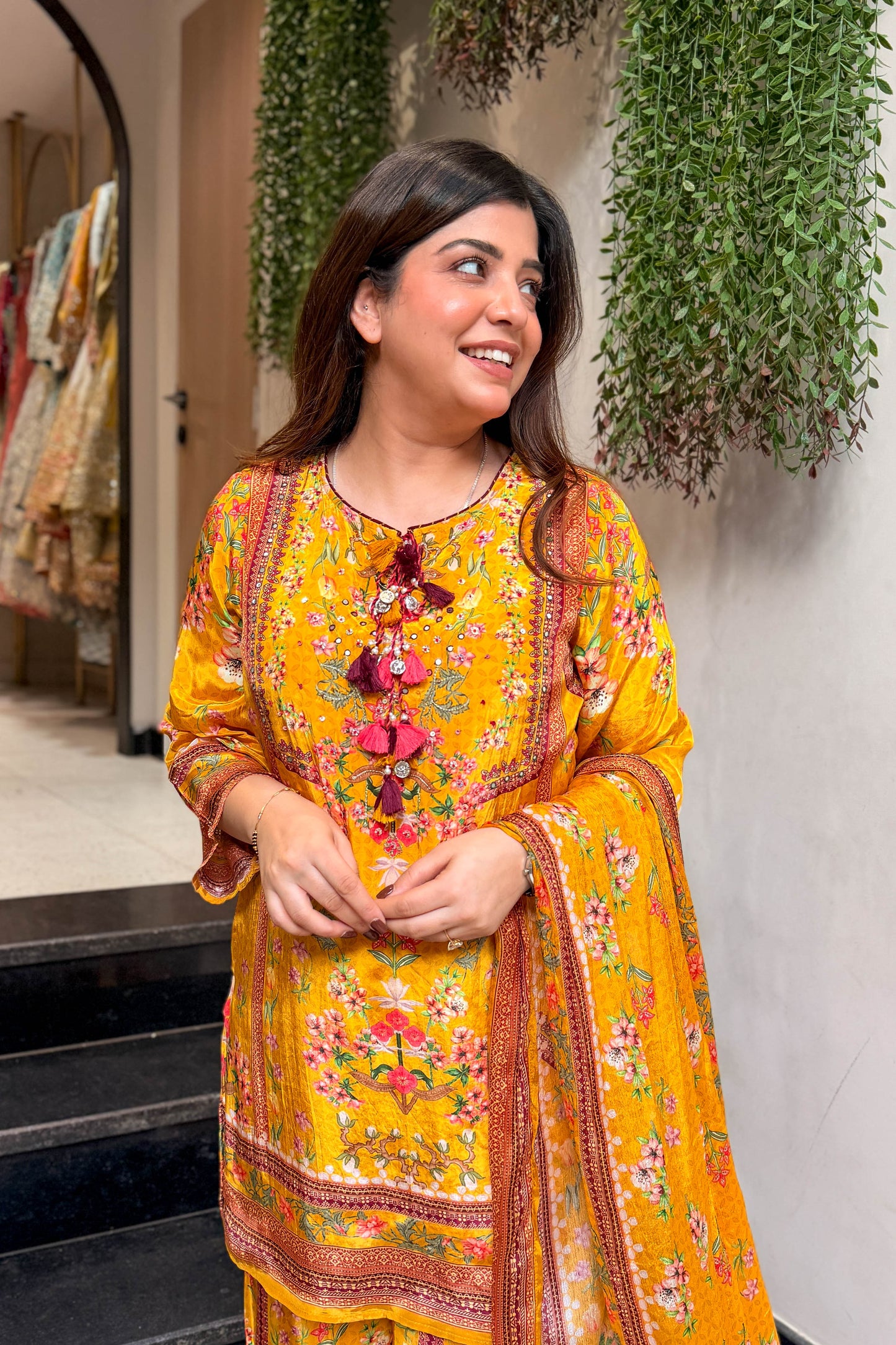 Swarika Embroidered Printed Suit Set