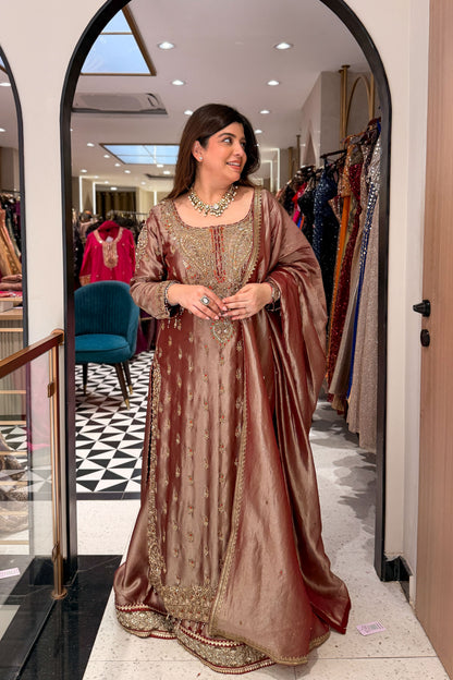 Devki Hand Embroidered Suit Set