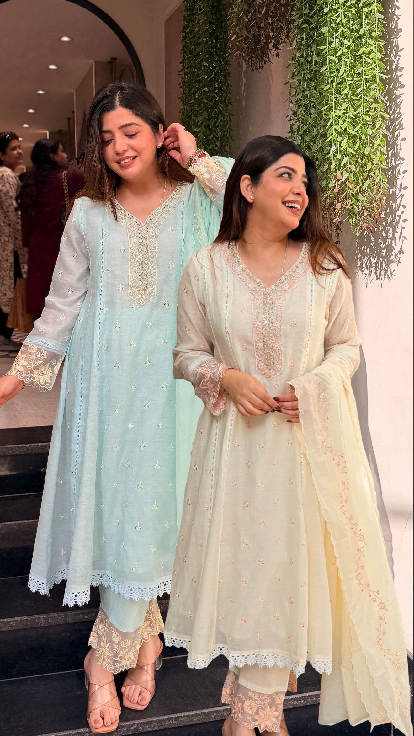 Ridhvi Embroidered Anarkali Suit Set