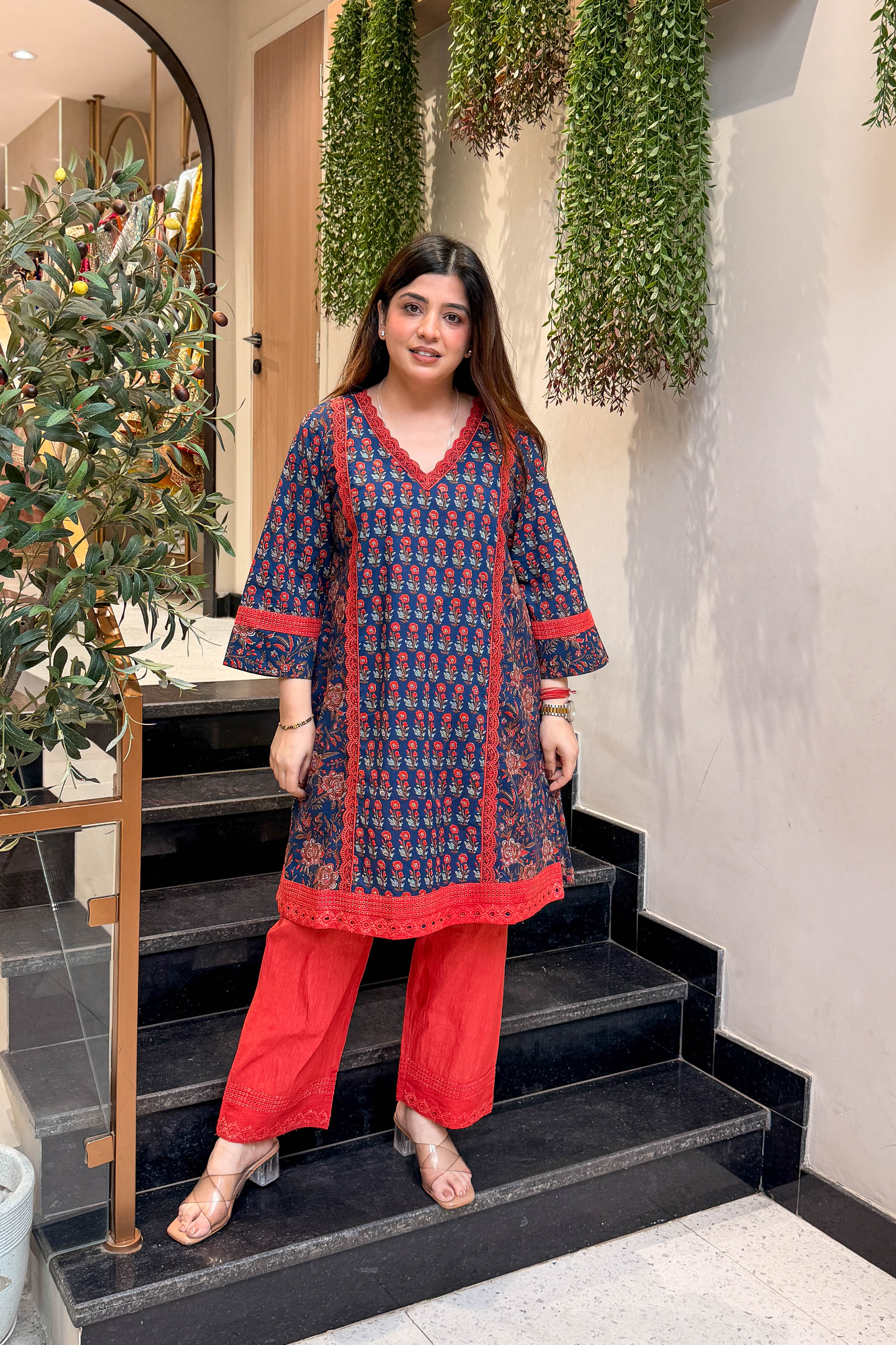 Riyana Floral Printed Co ord Set