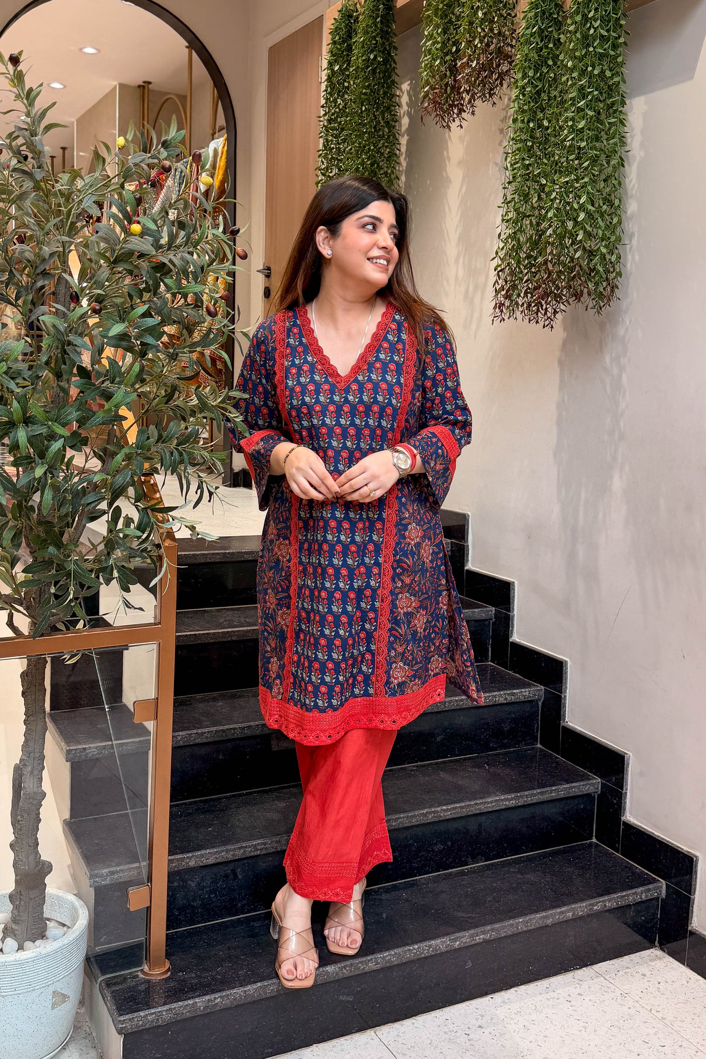 Riyana Floral Printed Co ord Set