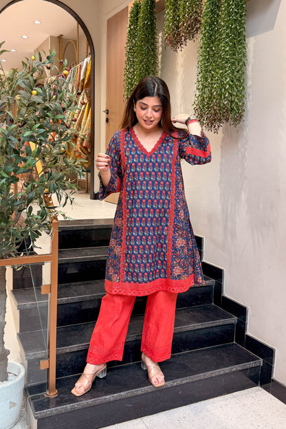 Riyana Floral Printed Co ord Set