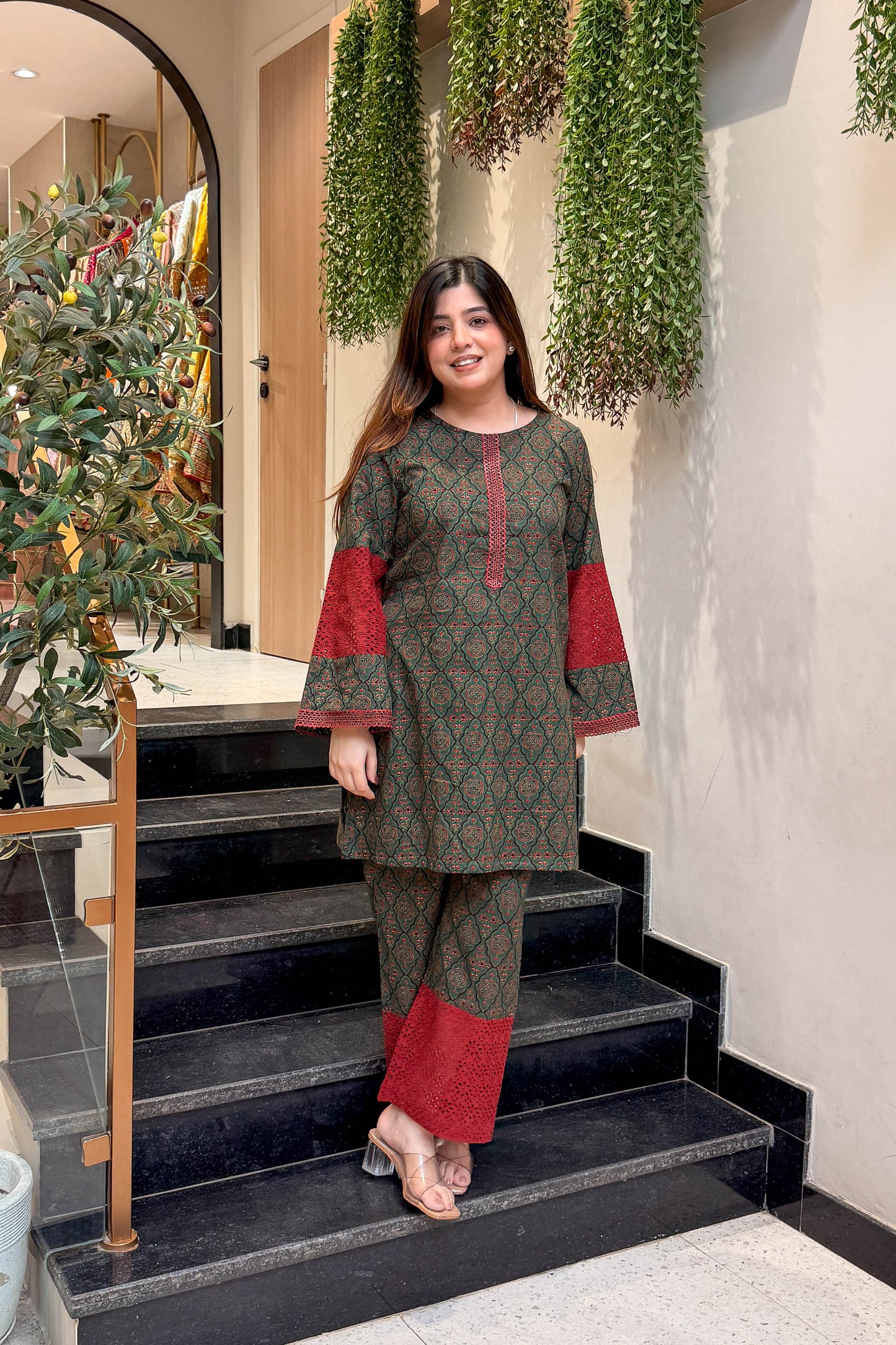 Varnika Floral Printed Co ord Set