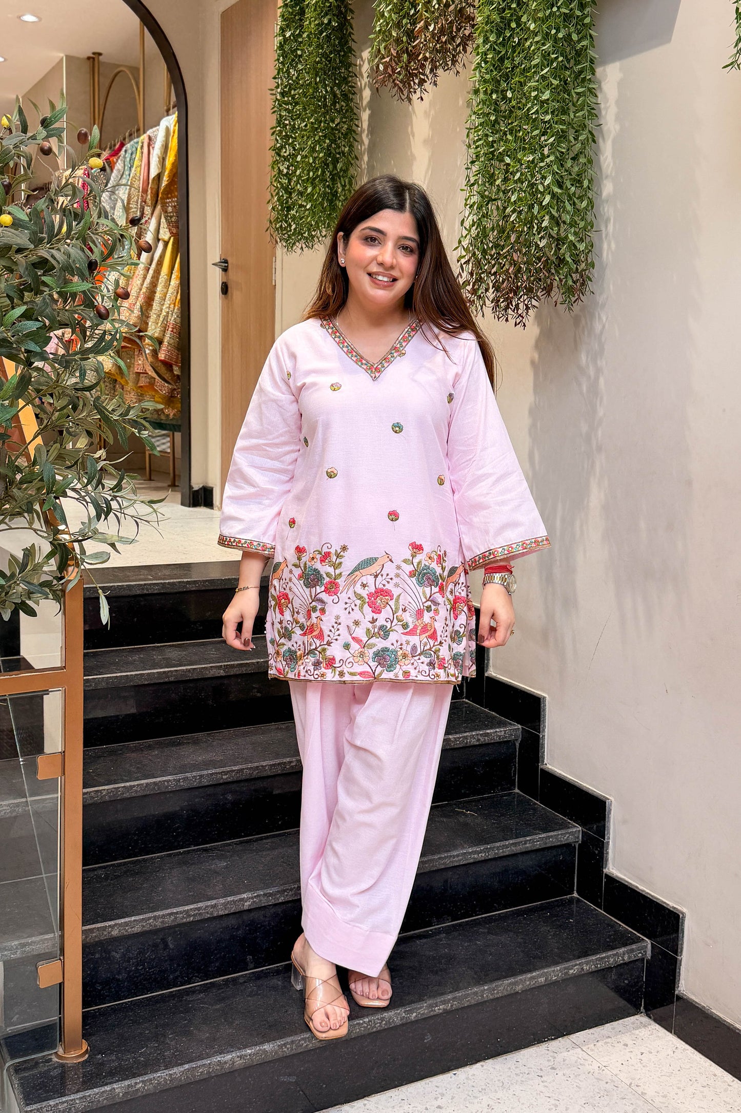 Nayan Thread Embroidered Co ord Set