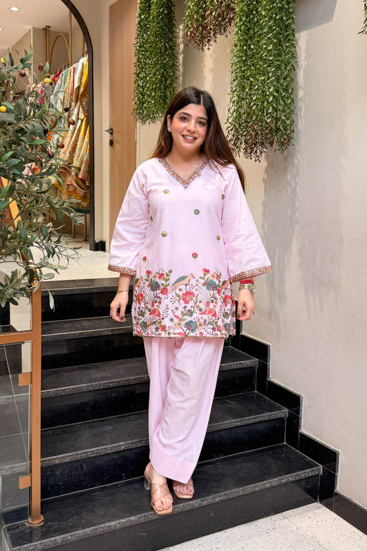 Nayan Thread Embroidered Co ord Set
