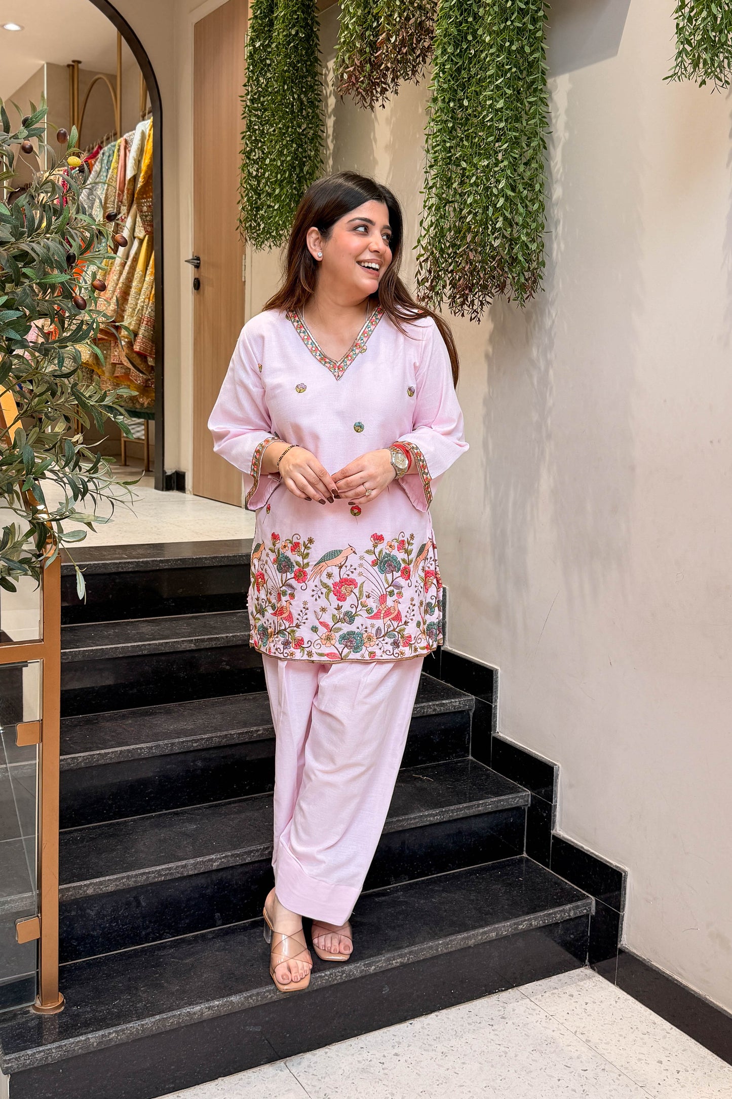 Nayan Thread Embroidered Co ord Set