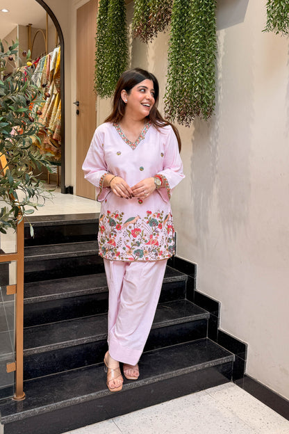 Nayan Thread Embroidered Co ord Set