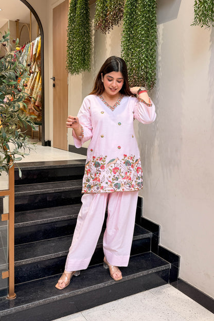 Nayan Thread Embroidered Co ord Set