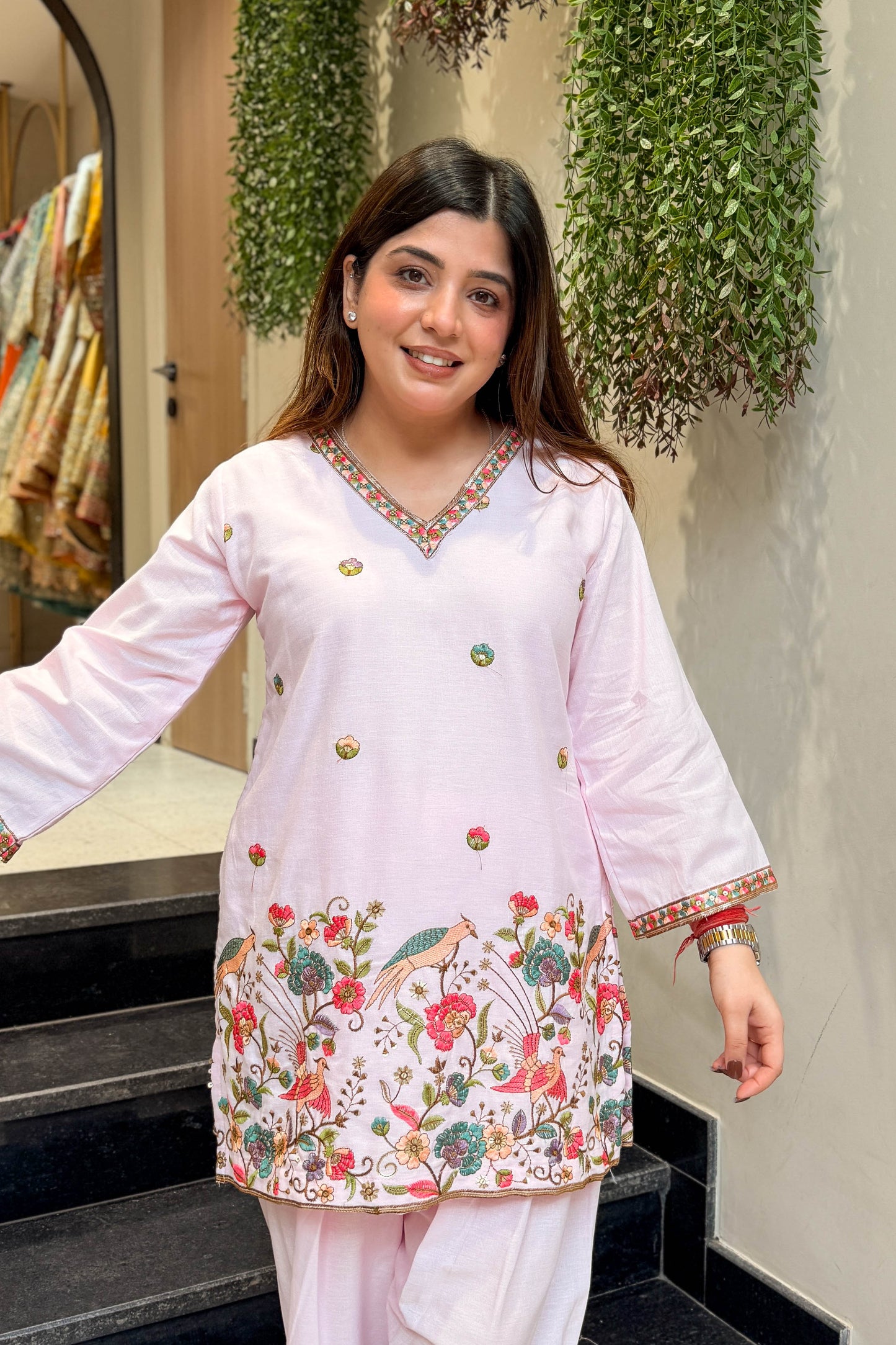Nayan Thread Embroidered Co ord Set