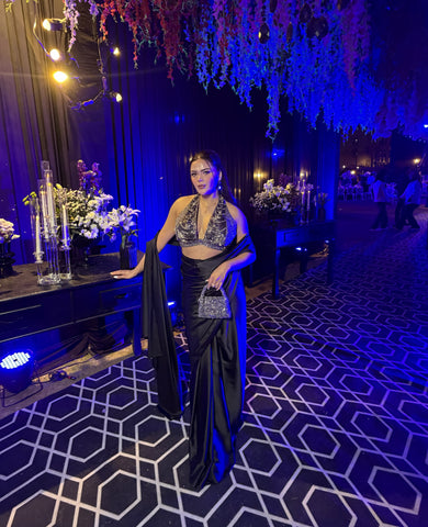 Divya Hand Embroidered Drape Saree