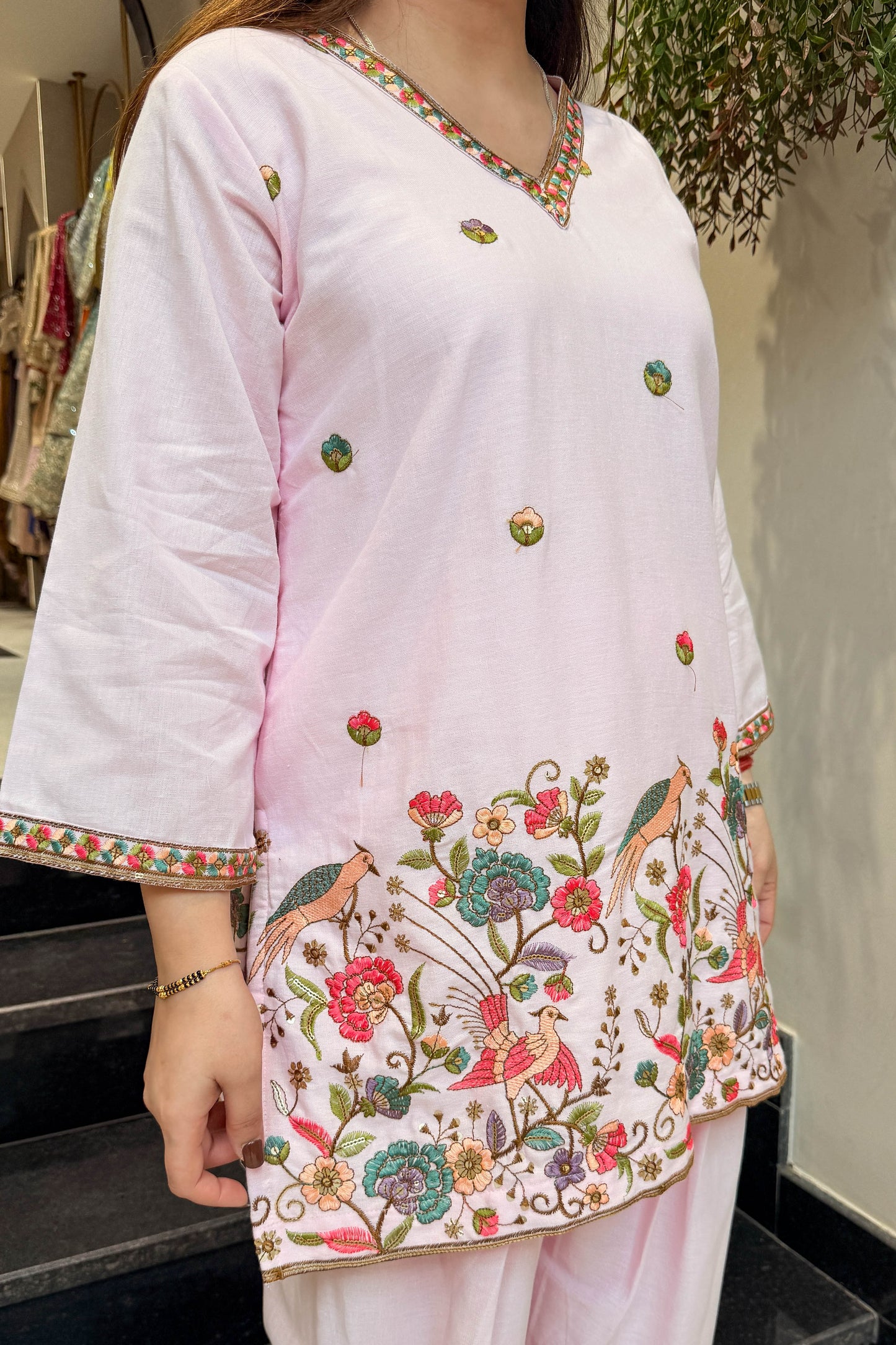 Nayan Thread Embroidered Co ord Set