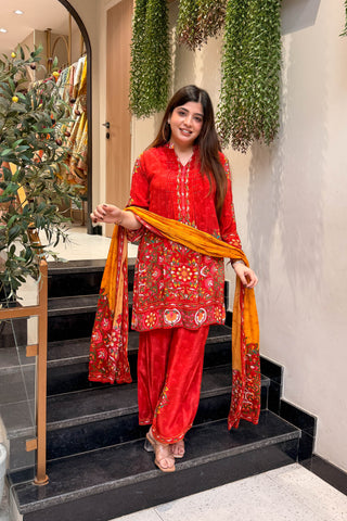 Keeram Floral Printed Suit Set