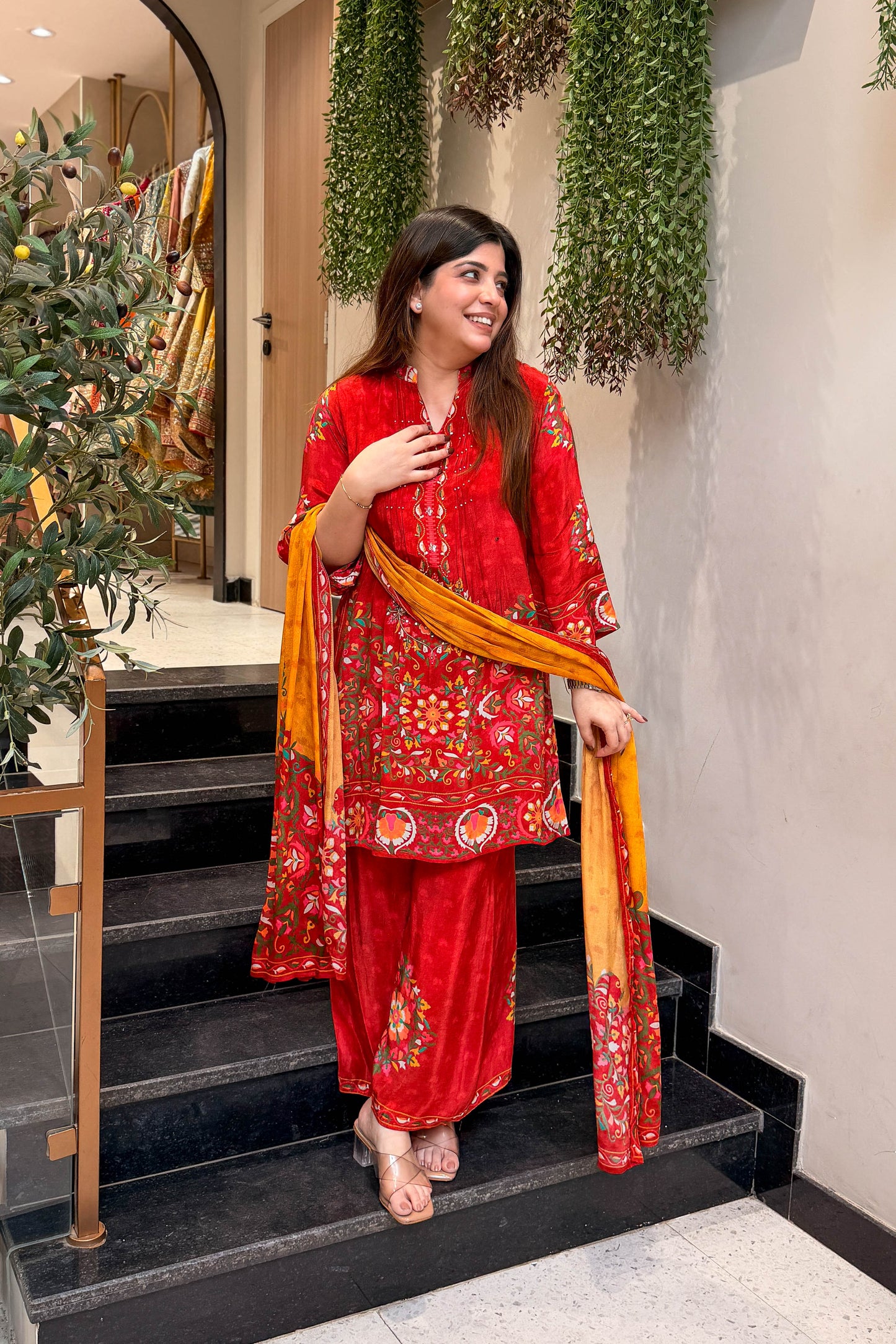 Keeram Floral Printed Suit Set