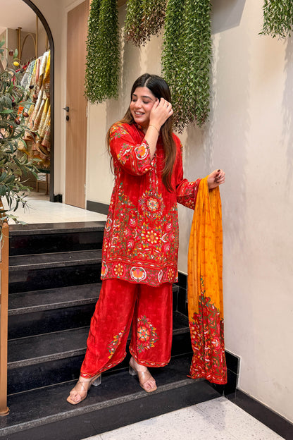 Keeram Floral Printed Suit Set